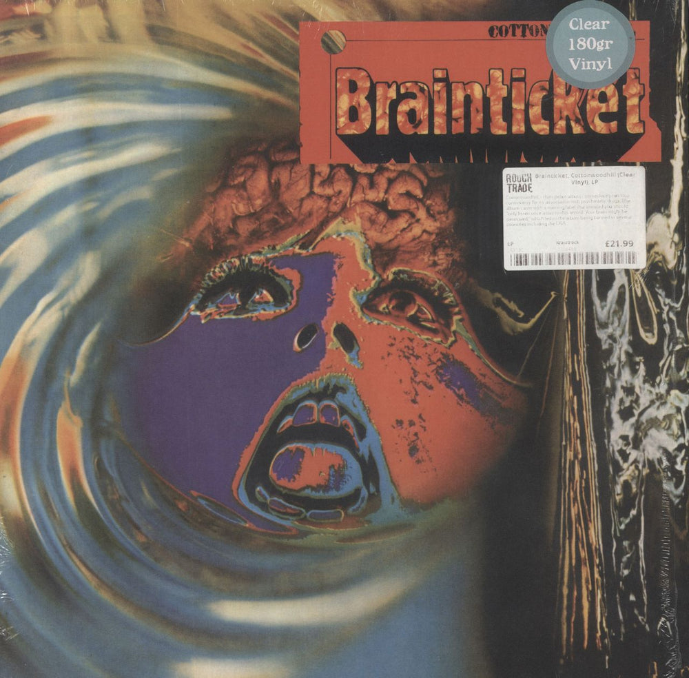 Brainticket Cottonwoodhill - Clear Vinyl - Shrink UK vinyl LP album (LP record) LR313C