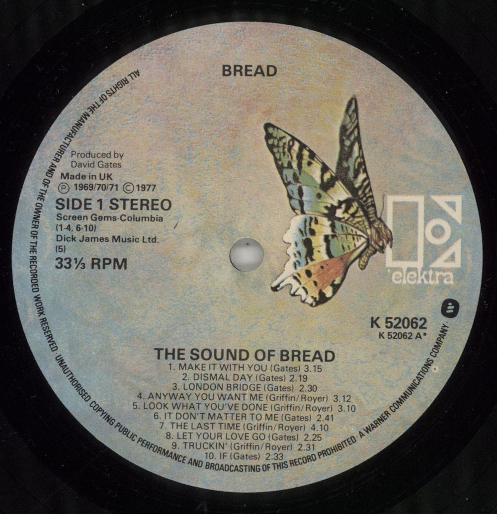 Bread The Sound Of Bread - 2nd UK vinyl LP album (LP record) RDBLPTH864771