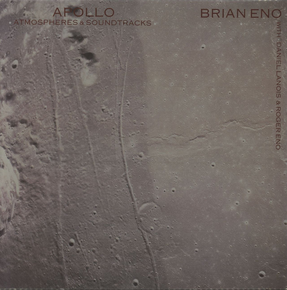 Brian Eno Apollo - 1st UK vinyl LP album (LP record) EGLP53