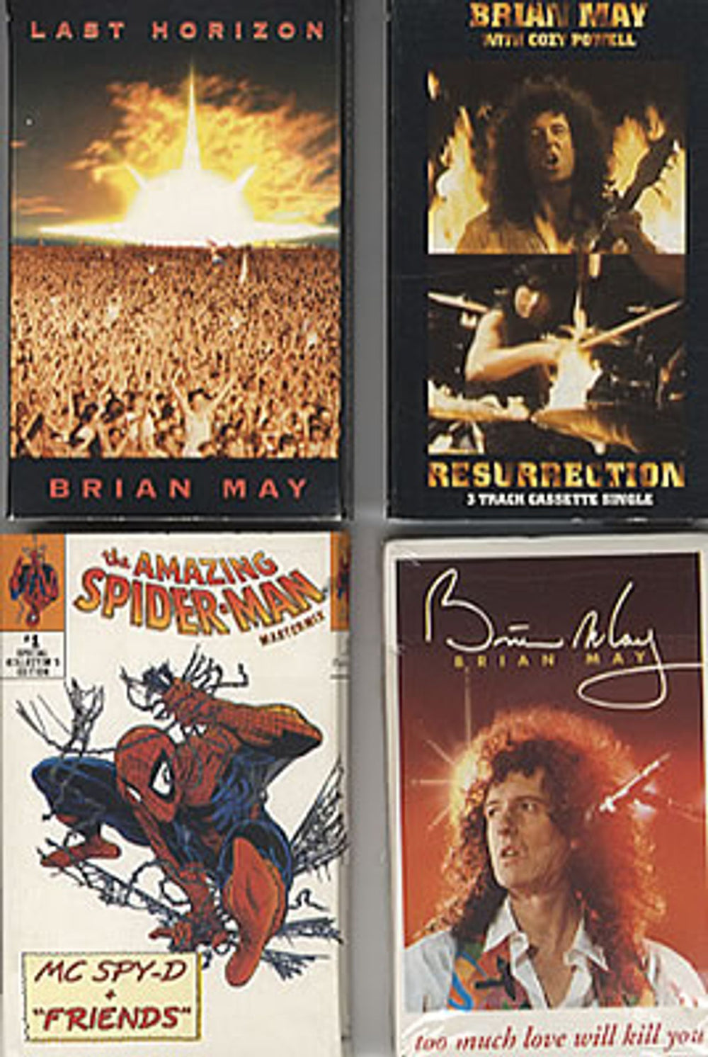 Brian May Set Of 4 Cassettes UK cassette single TCR6320/6404/6351/6371