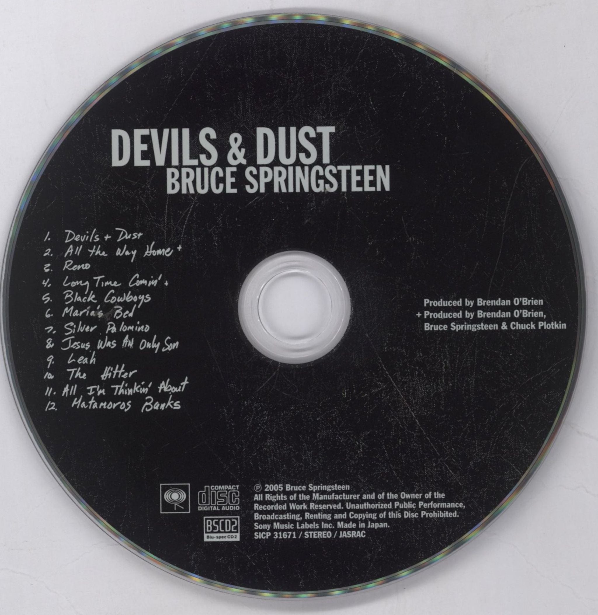 Bruce Springsteen Devils & Dust - BSCD2 Japanese Blu-Spec CD SPRBSDE897917