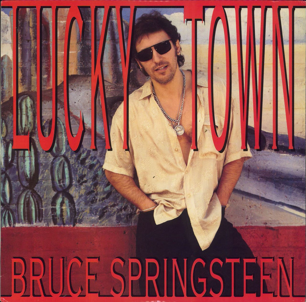 Bruce Springsteen Lucky Town US vinyl LP album (LP record) C53001