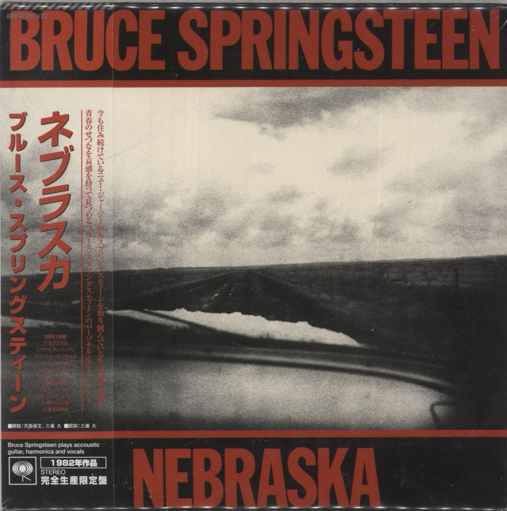 Bruce Springsteen Nebraska UK CD album (CDLP) 88697287472