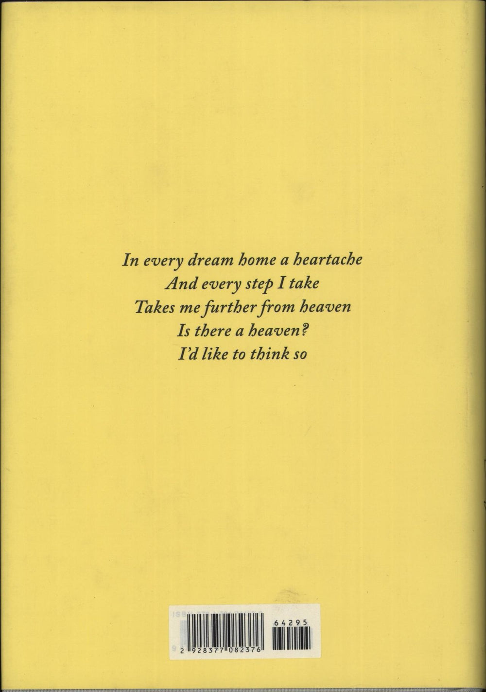 Bryan Ferry Lyrics - Autographed UK book 2928377082376