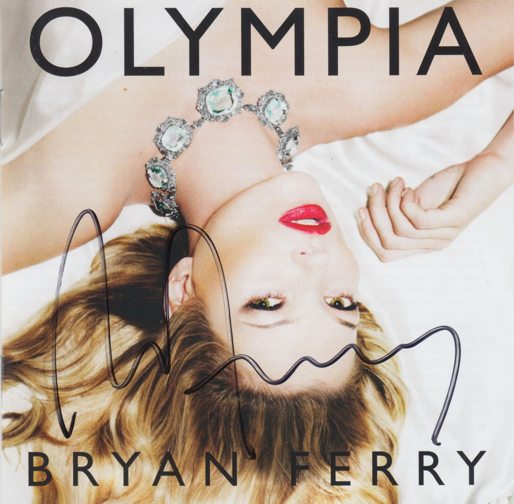 Bryan Ferry Olympia - Autographed UK CD album (CDLP) CDV3086
