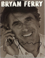 Bryan Ferry World Tour 2002 - Autographed UK tour programme SIGNED PROGRAMME