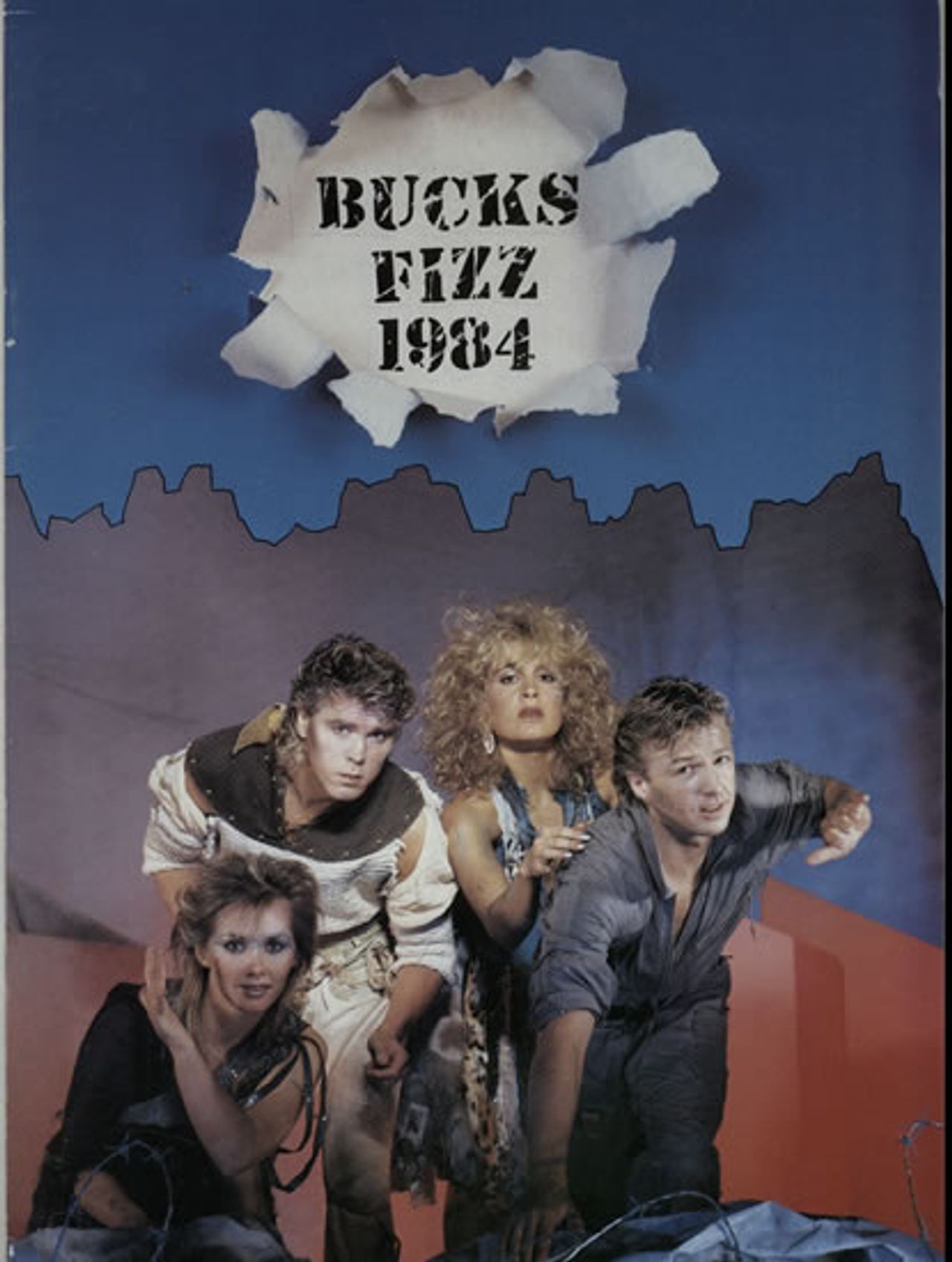 Bucks Fizz 1984 UK tour programme TOUR PROGRAMME
