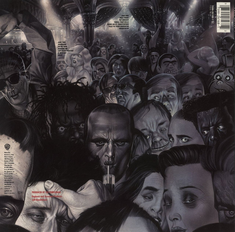 Bulletboys Freakshow German vinyl LP album (LP record) 075992616812