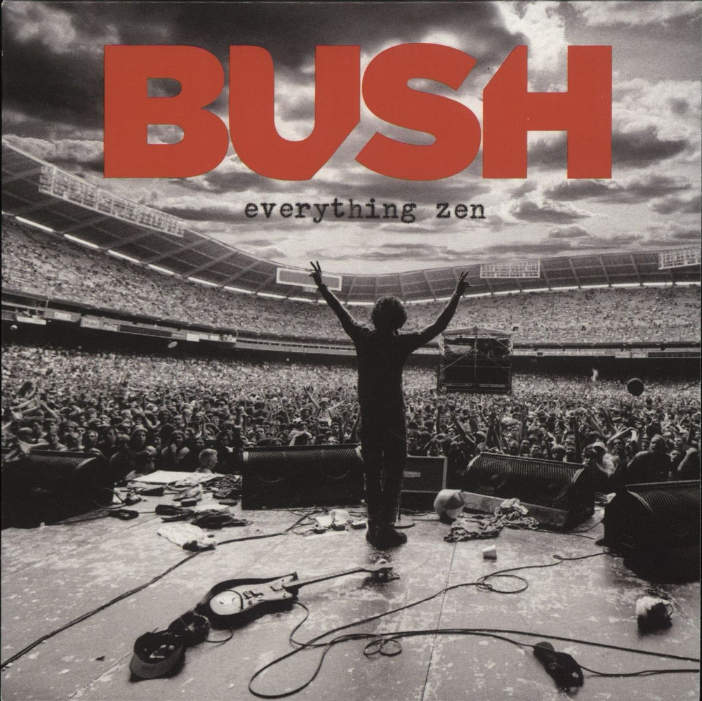 Bush Everything Zen - White Vinyl US 7" vinyl single (7 inch record / 45) BUH52851