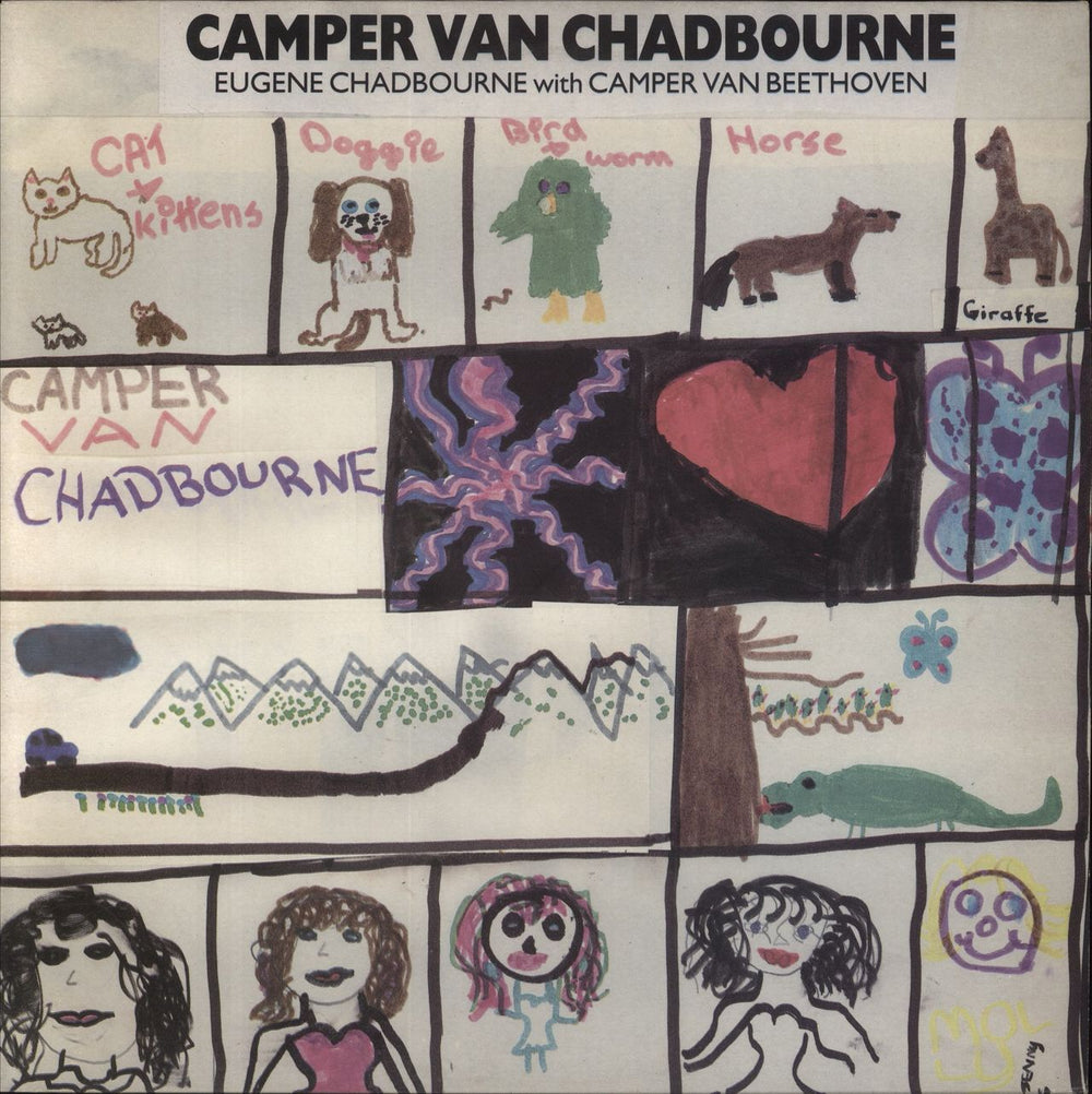 Camper Van Beethoven Camper Van Chadbourne UK vinyl LP album (LP record) SAVE46