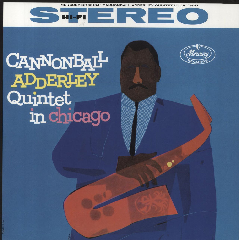 Cannonball Adderley Quintet In Chicago - Acoustic Sounds Verve Series US vinyl LP album (LP record) B0036832-01