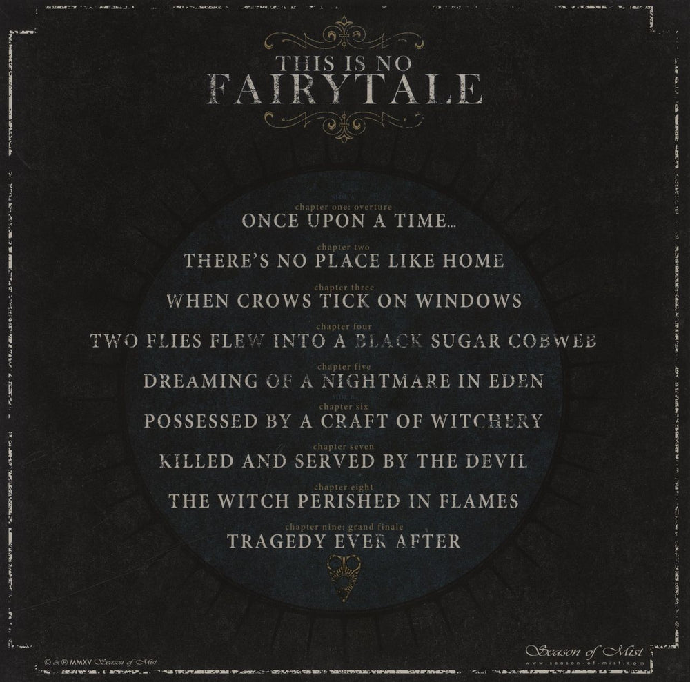 Carach Angren This Is No Fairytale French vinyl LP album (LP record)