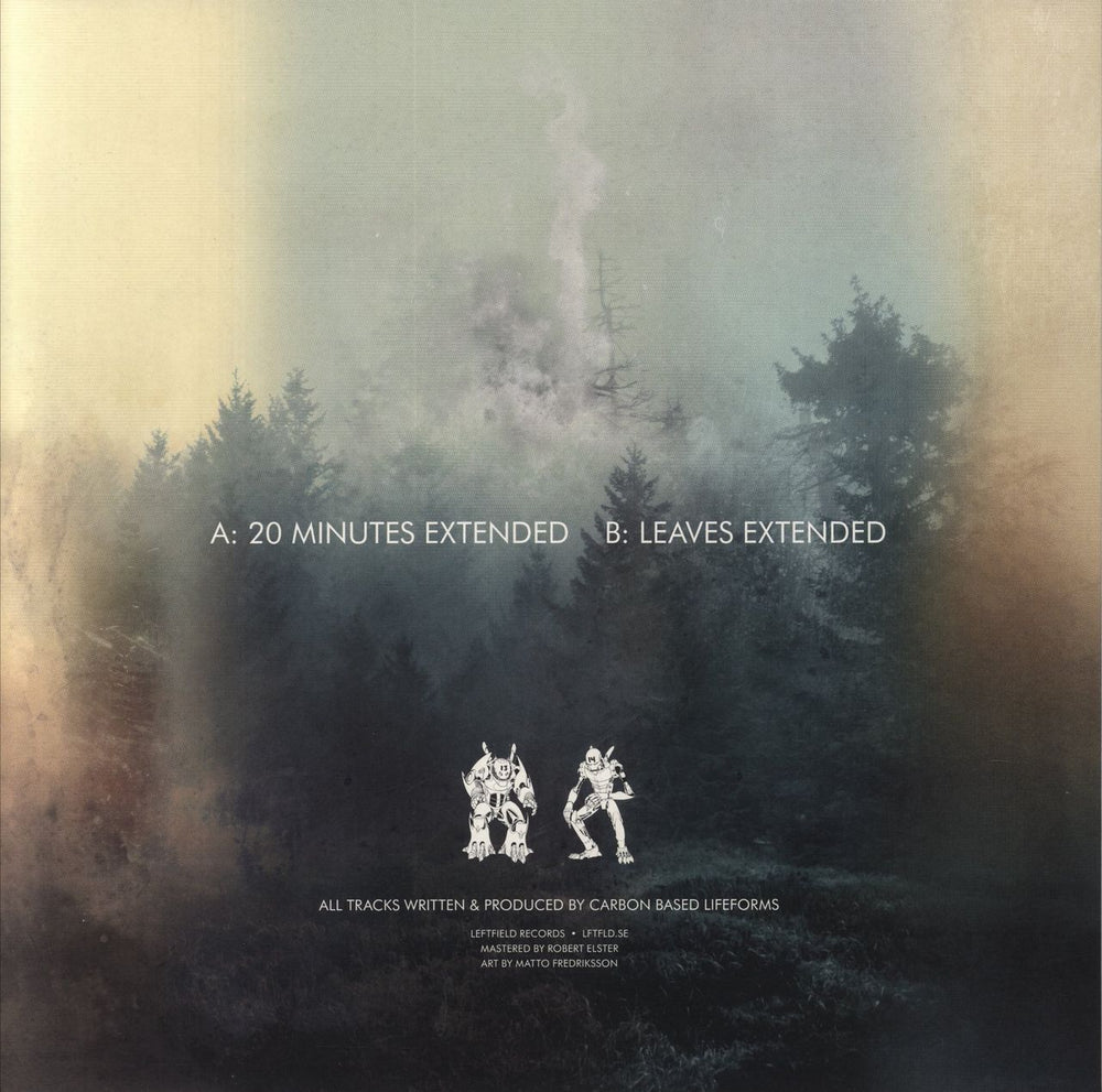 Carbon Based Lifeforms 20 Minutes - Green Vinyl Swedish 12" vinyl single (12 inch record / Maxi-single)