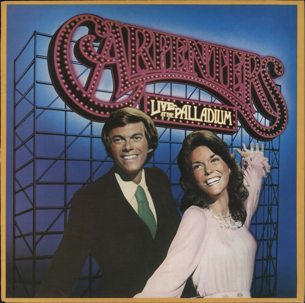 Carpenters Live At The Palladium UK vinyl LP album (LP record) SHM3142