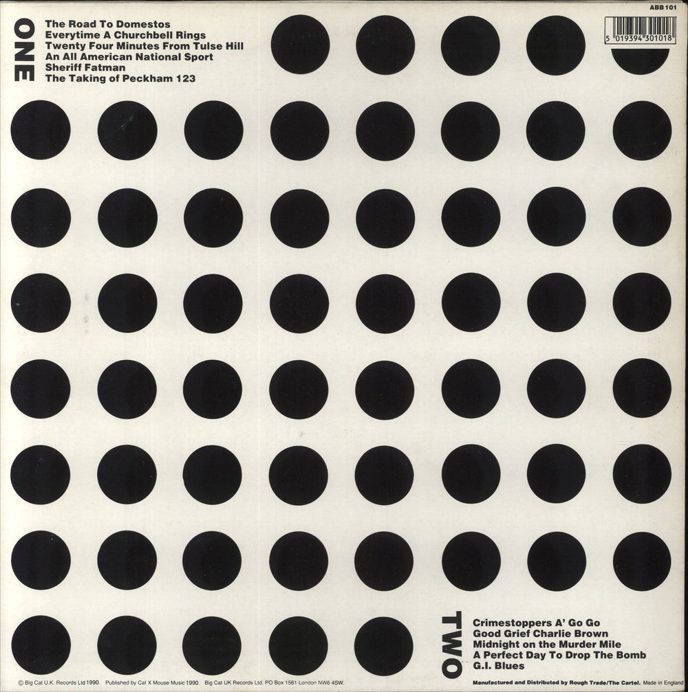 Carter USM 101 Damnations - EX UK vinyl LP album (LP record) 5019394301018