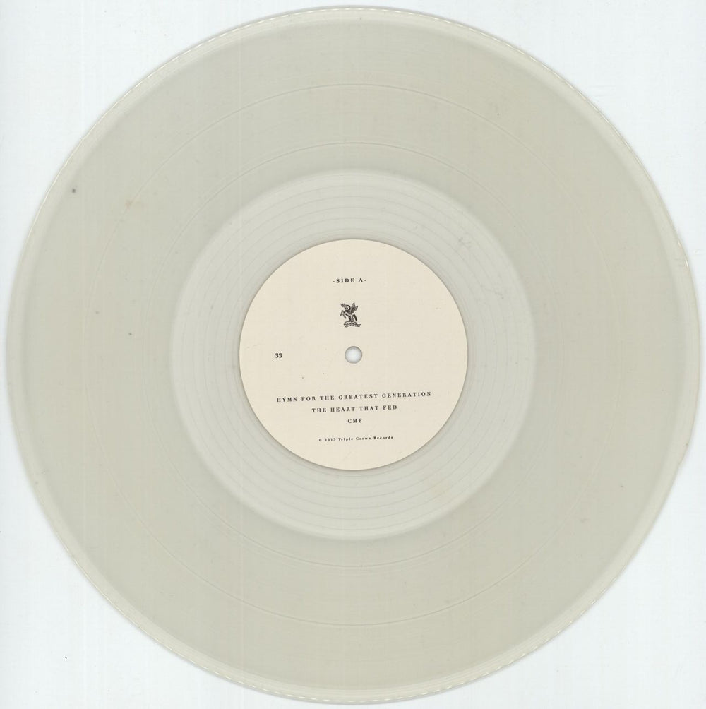 Caspian Hymn For The Greatest Generation - Cloudy Clear Vinyl US 12" vinyl single (12 inch record / Maxi-single) ZD412HY878230