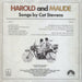 Cat Stevens Harold And Maude - Translucent Blue - Sealed US vinyl LP album (LP record)