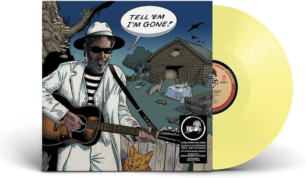 Cat Stevens Tell 'Em I'm Gone! - 10th Anniversary Edition - Yellow Vinyl - Sealed UK vinyl LP album (LP record) 538899691