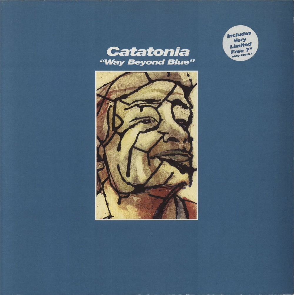 Catatonia Way Beyond Blue + 7" UK vinyl LP album (LP record) 0630-16518-1