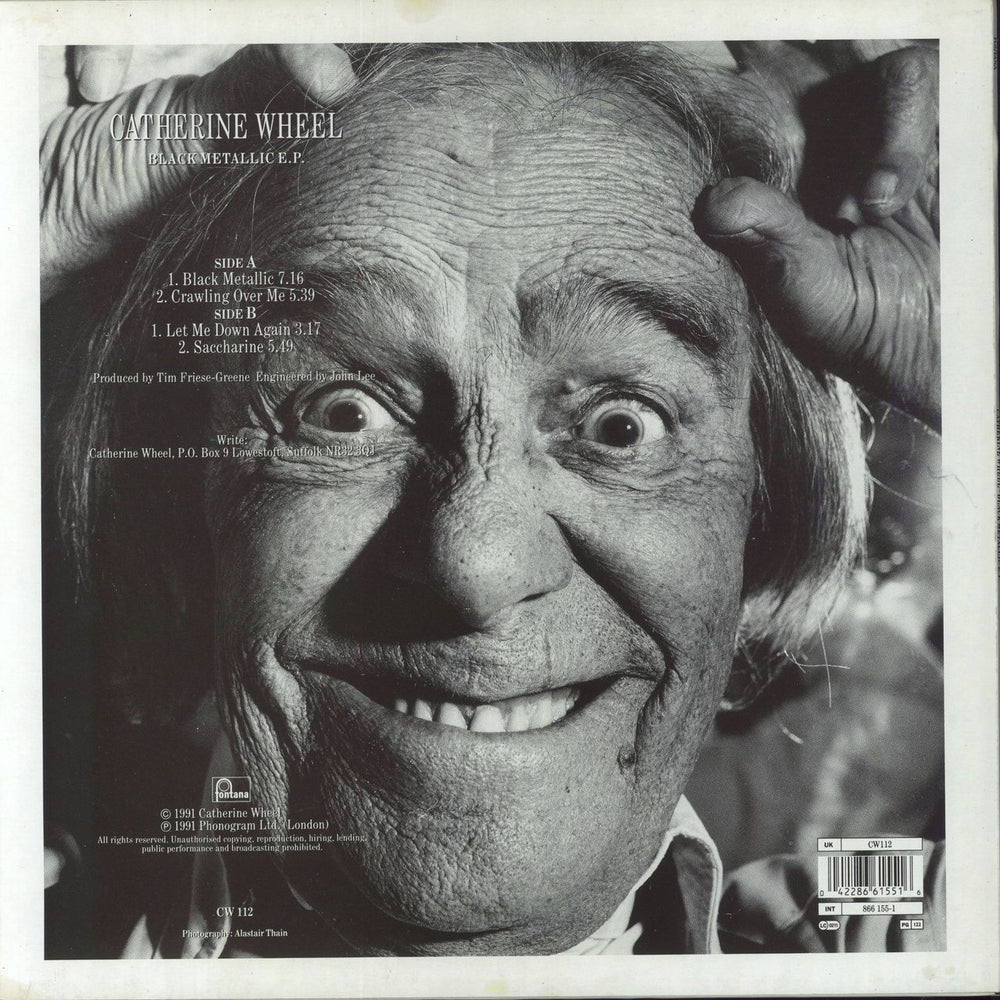Catherine Wheel Black Metallic E.P. UK 12" vinyl single (12 inch record / Maxi-single) 042286615516