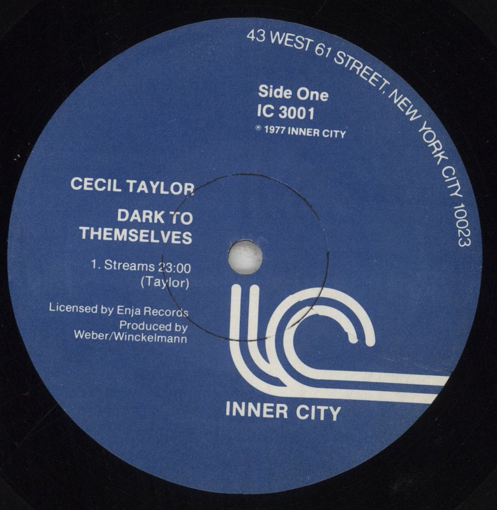 Cecil Taylor Dark To Themselves US vinyl LP album (LP record) CQTLPDA853955