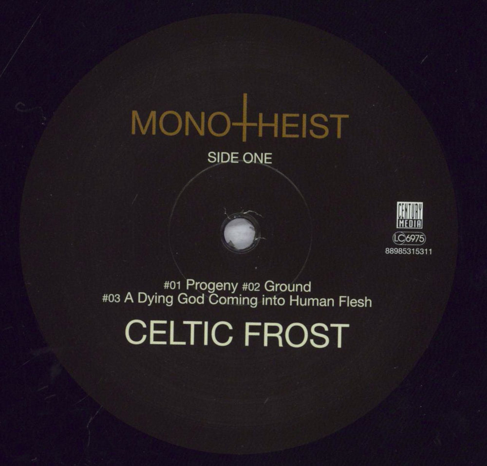 Celtic Frost Monotheist - 180 Gram Vinyl UK 2-LP vinyl record set (Double LP Album) CEF2LMO833059