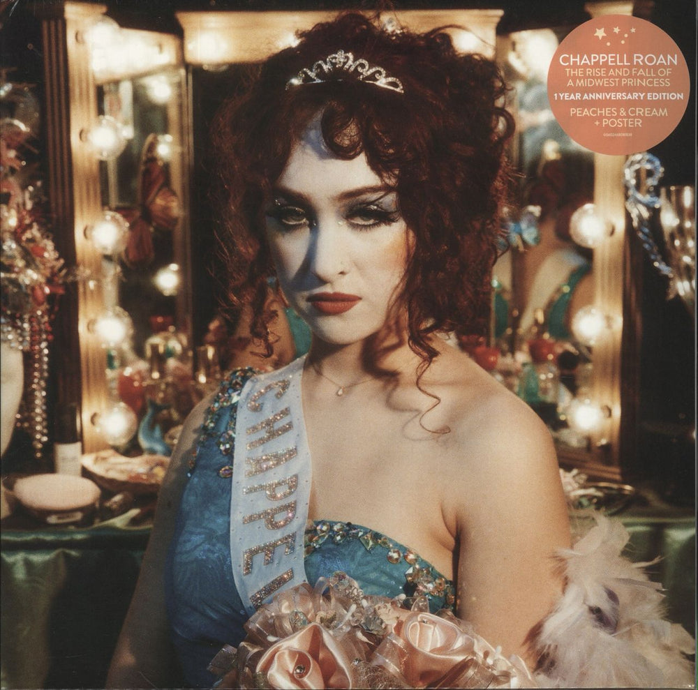 Chappell Roan The Rise And Fall Of A Midwest Princess - Peaches & Cream Vinyl - Sealed UK 2-LP vinyl record set (Double LP Album) 00602468081838