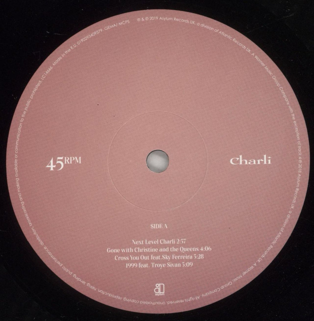 Charli XCX Charli - Black Vinyl UK 2-LP vinyl record set (Double LP Album) F7I2LCH875861