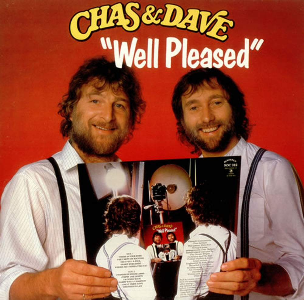 Chas & Dave Well Pleased UK vinyl LP album (LP record) ROC912