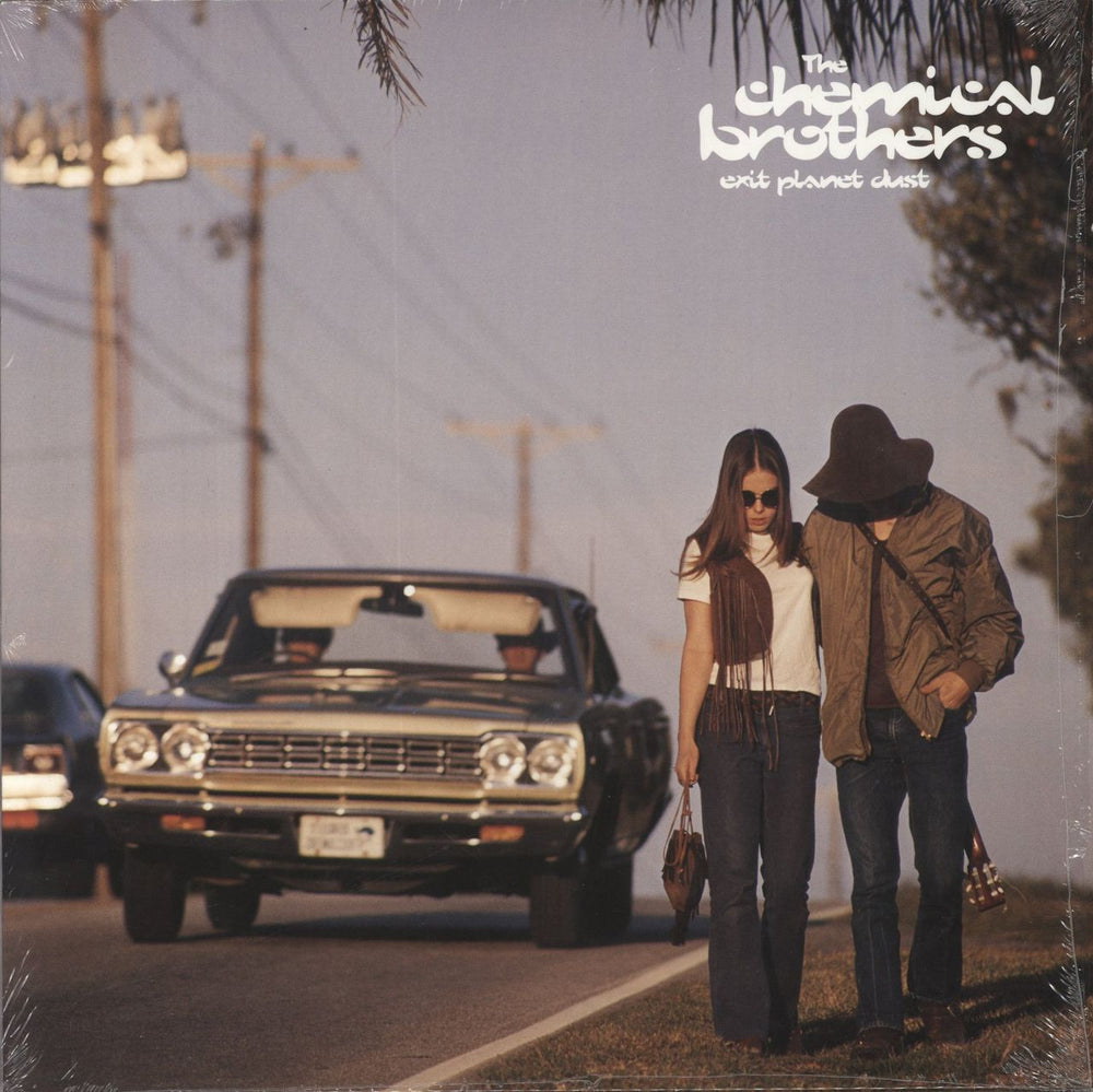 Chemical Brothers Exit Planet Dust - Shrink UK 2-LP vinyl record set (Double LP Album) XDUSTLP1