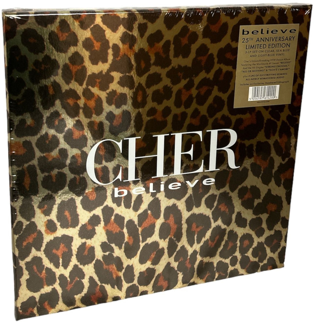 Cher Believe - 25th Anniversary Deluxe Edition 3LP Box Set - Sealed UK Vinyl Box Set 5054197614200