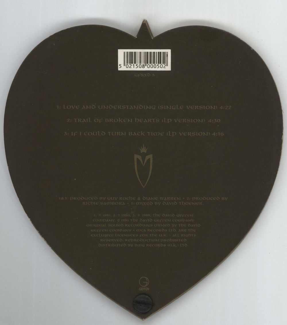 Cher Love And Understanding - Heart Pack UK CD single (CD5 / 5") 5021508000502