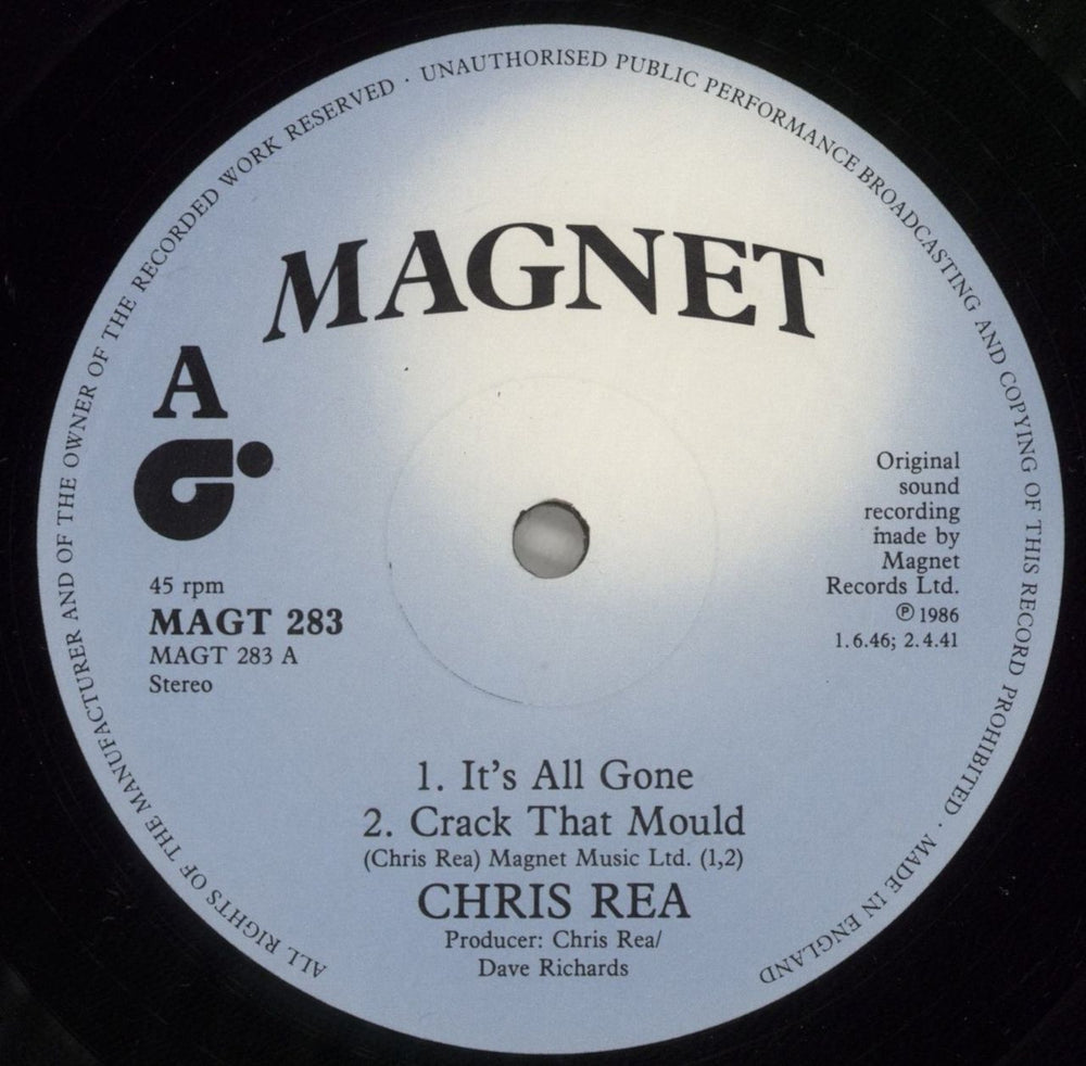 Chris Rea It's All Gone - Shrink UK vinyl LP album (LP record) REALPIT877062