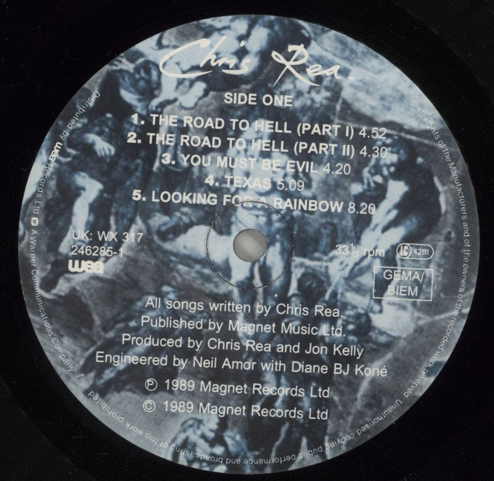 Chris Rea The Road To Hell UK vinyl LP album (LP record) REALPTH219060