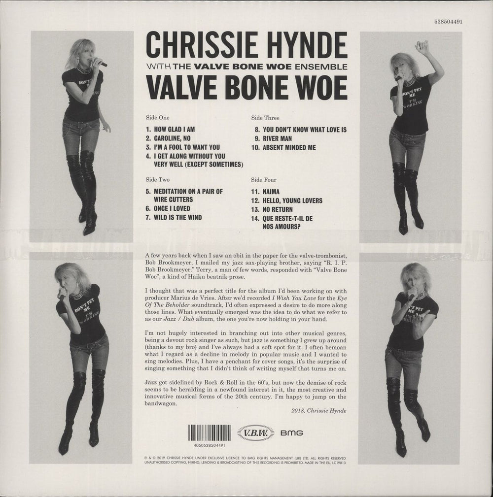 Chrissie Hynde Valve Bone Woe + CD + Signed Print - Sealed UK vinyl LP album (LP record) 4050538507942