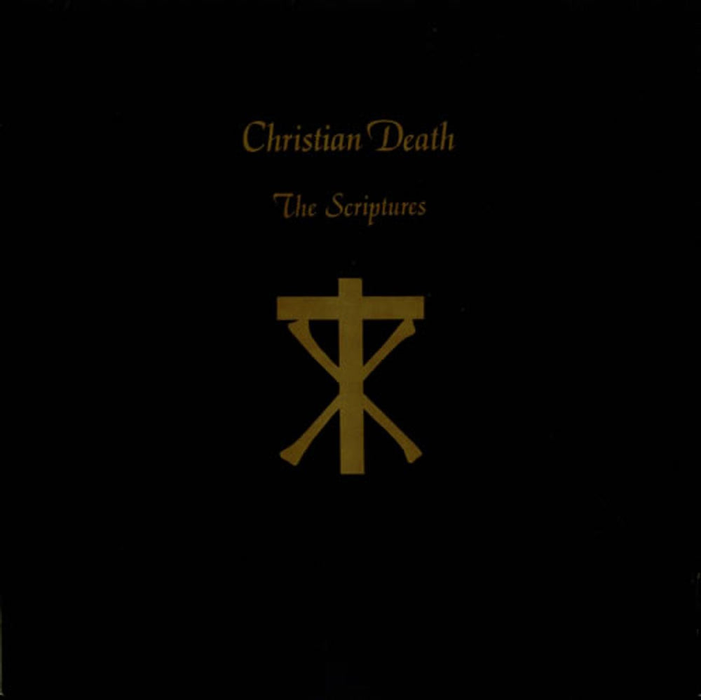 Christian Death The Scriptures UK vinyl LP album (LP record) FREUD18