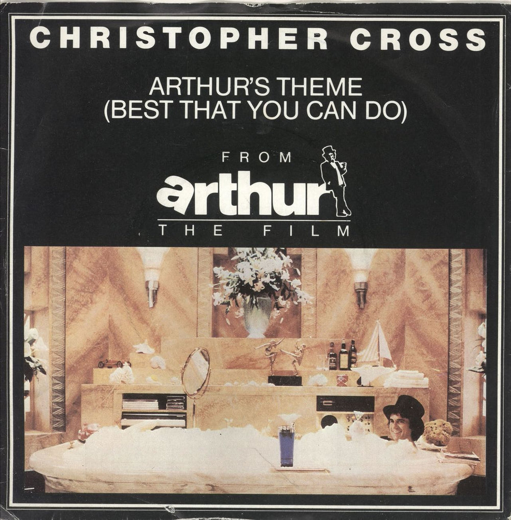 Christopher Cross Arthur's Theme (Best That You Can Do) - P/S UK 7" vinyl single (7 inch record / 45) K17847