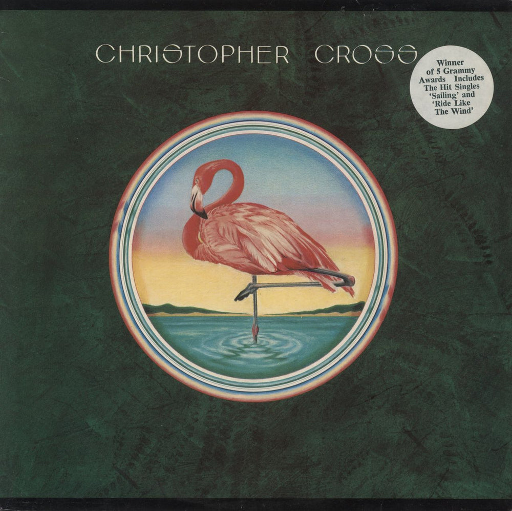 Christopher Cross Christopher Cross - Grammy sticker UK vinyl LP album (LP record) K56789