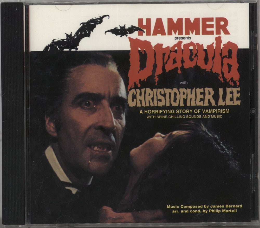 Christopher Lee Hammer Presents Dracula UK CD album (CDLP) BGOCD240