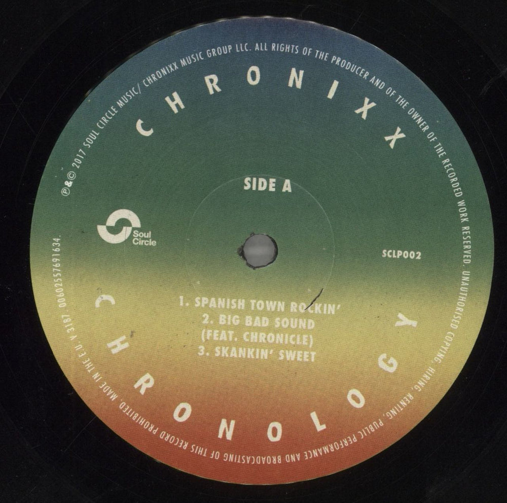 Chronixx Chronology UK 2-LP vinyl record set (Double LP Album) 8IZ2LCH857519