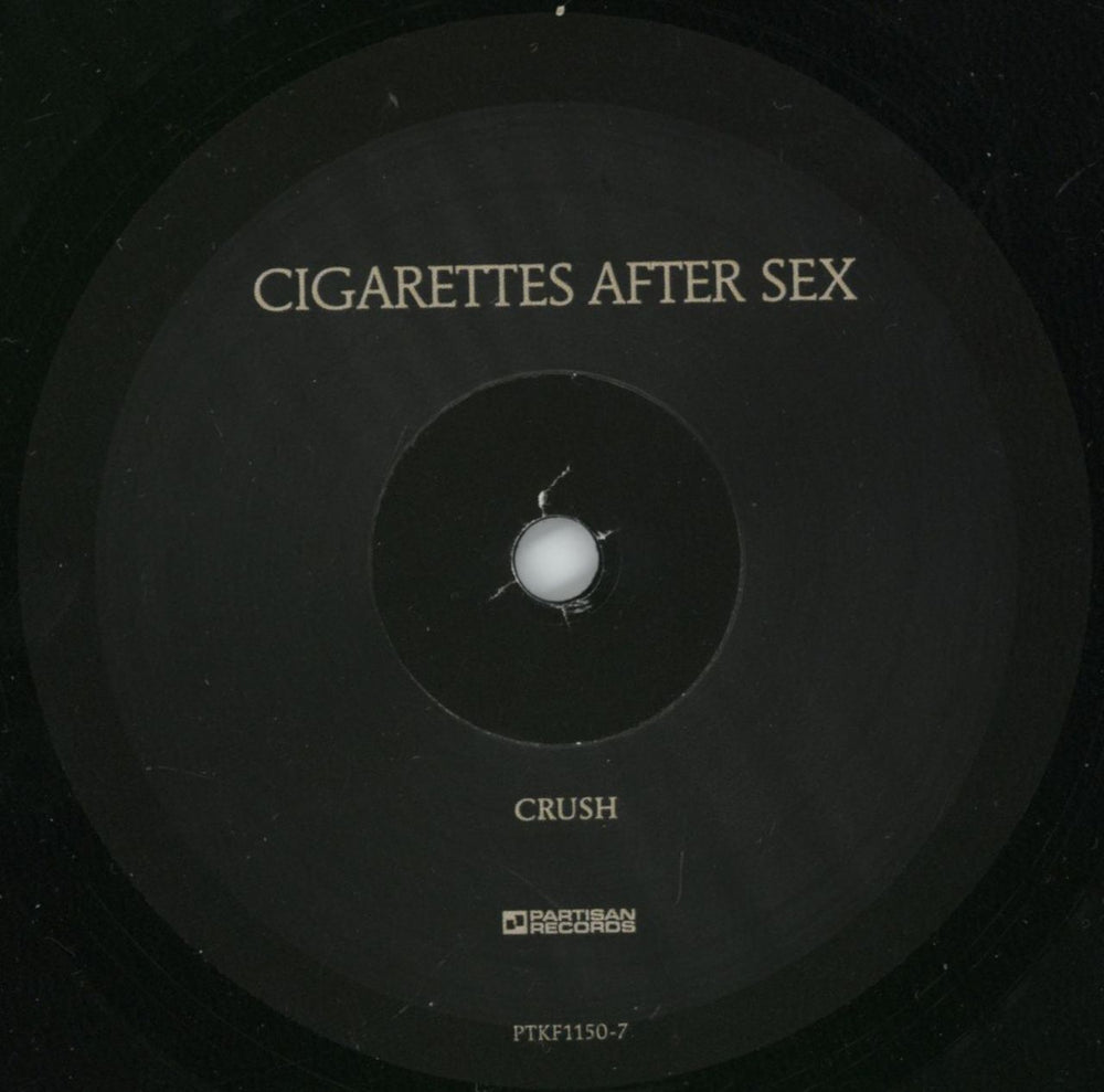 Cigarettes After Sex Crush US 7" vinyl single (7 inch record / 45) 4UH07CR865650