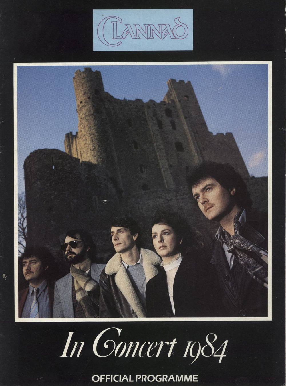 Clannad In Concert 1984 + Ticket Stub UK tour programme TOUR PROGRAMME