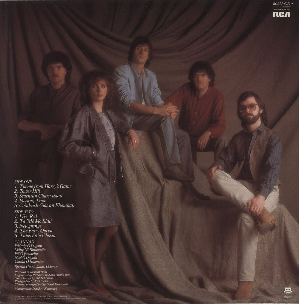 Clannad Magical Ring UK vinyl LP album (LP record)