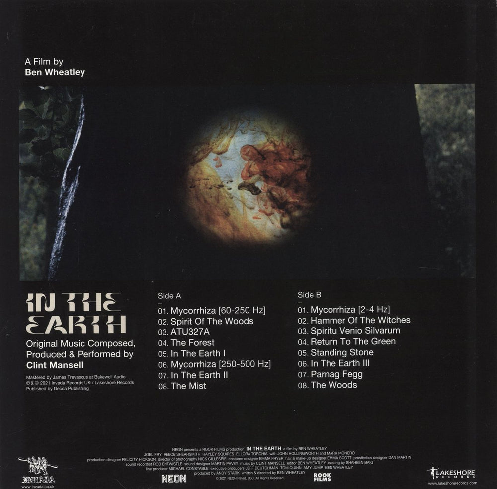 Clint Mansell In The Earth - Orange Vinyl UK vinyl LP album (LP record)