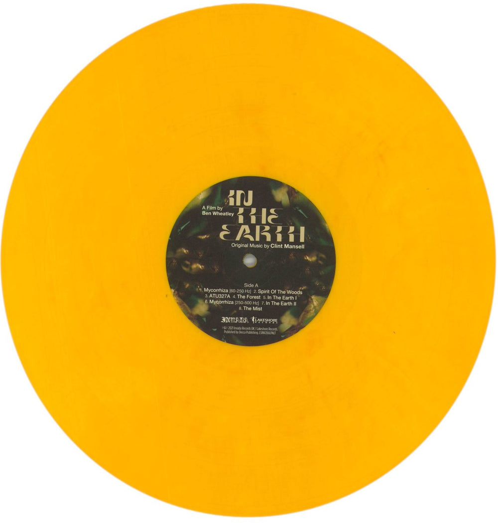 Clint Mansell In The Earth - Orange Vinyl UK vinyl LP album (LP record) IN6LPIN857922