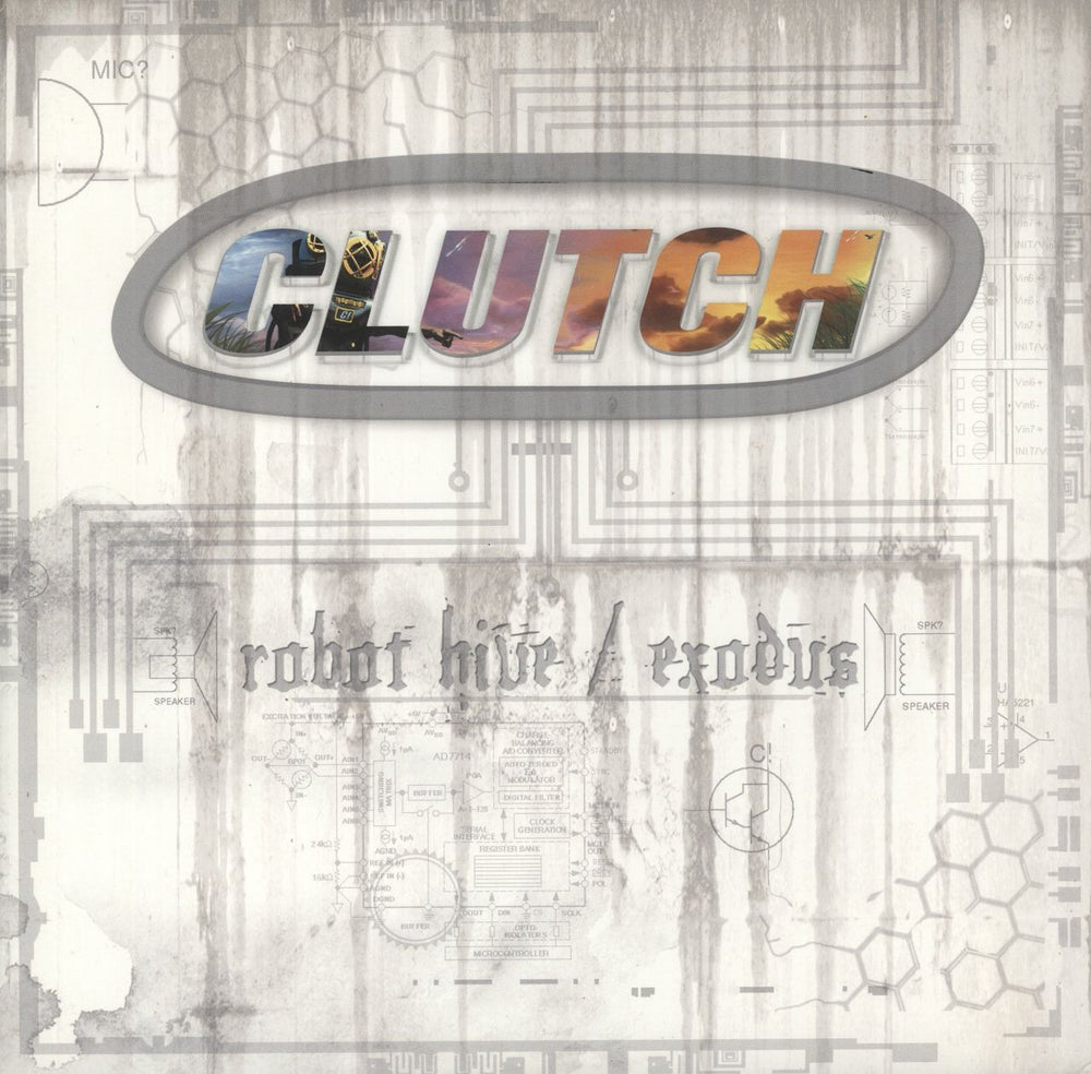 Clutch Robot Hive / Exodus UK 2-LP vinyl record set (Double LP Album) WM019