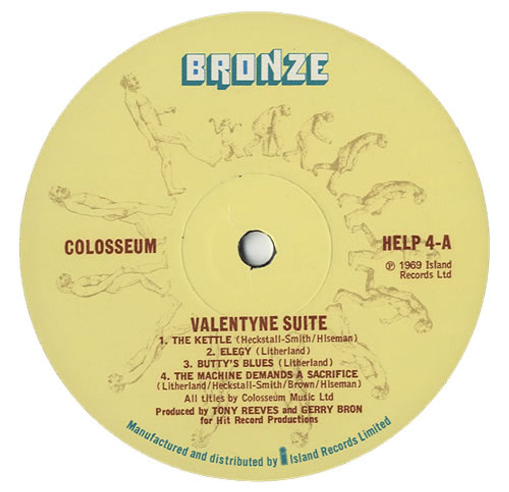 Colosseum Valentyne Suite - EX UK vinyl LP album (LP record) SEULPVA205766