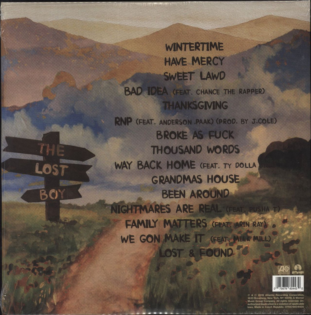 Cordae The Lost Boy UK vinyl LP album (LP record) 075678604430