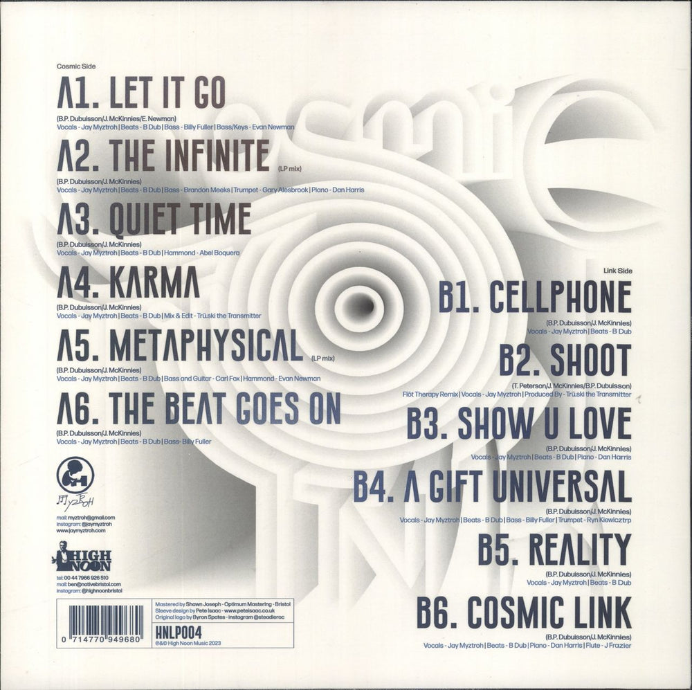 Cosmic Link Cosmic Link - 180g UK vinyl LP album (LP record) 714770949680