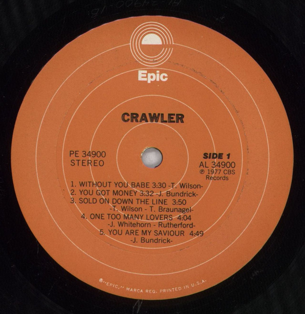 Crawler Crawler US vinyl LP album (LP record) CWYLPCR836749
